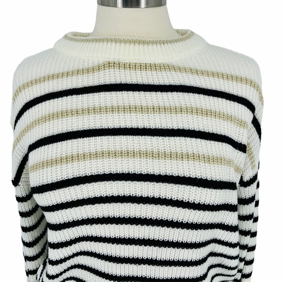 Women's Love by Design Stripe Sweater  - J81 - Picture 3 of 6
